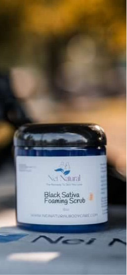 Black Sativa Foaming Body Scrub